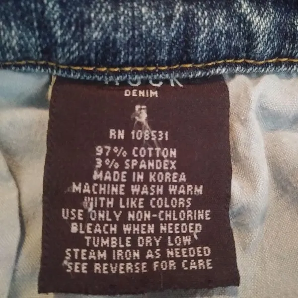 Denim Rock 5 28x30 Y2K Low Rise Medium Wash Flare Jeans - Image 11