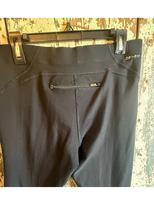 Nike Dri-Fit Leggings, womens size Medium, black - Image 3