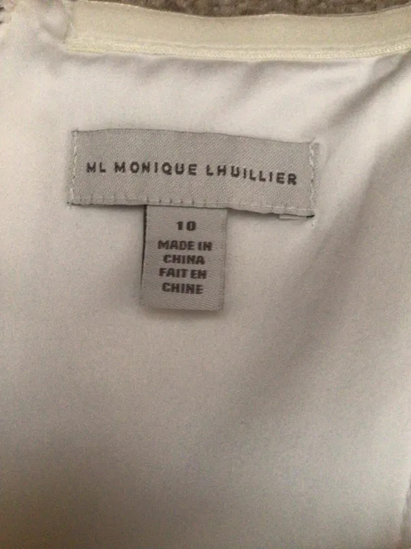 Monique Lhuillier Strapless Tiered Jacquard Mini Dresd-Size 10 - Image 11