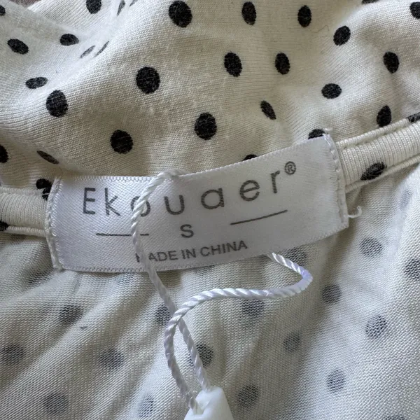 Ekouaer Polka Dot Pajama Top - Image 7