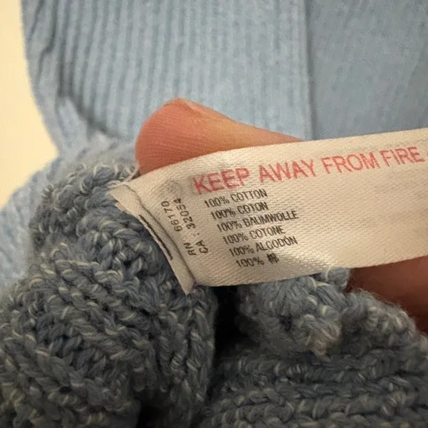 Free People FP Beach Ribbed Knit Mock Neck Tunic Sweater‎ Blue M - Image 4