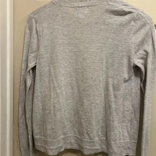 Old Navy Light Gray Open Front Cardigan  - size medium - Image 8