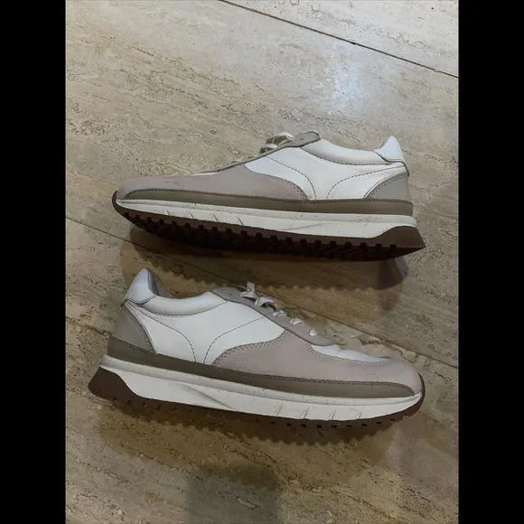 Madewell Kickoff Trainer Sneakers Leather & Ripstop Nylon‎ Women 10 - Image 9