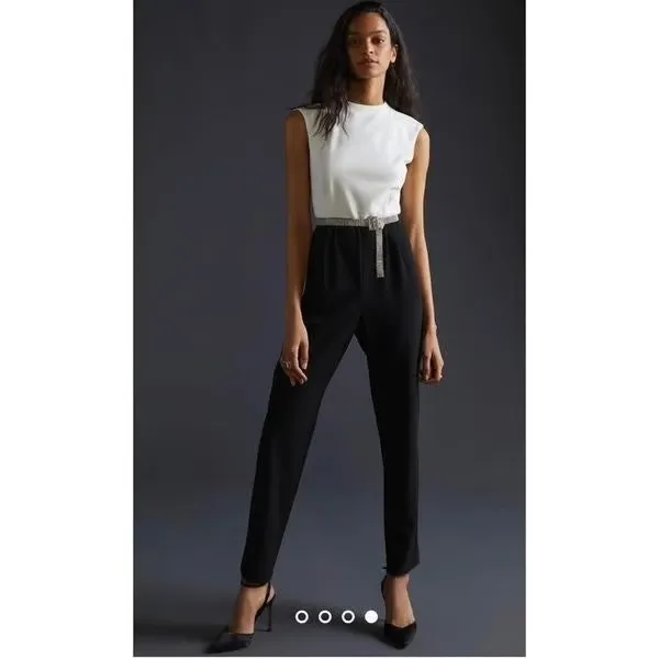 EUC Anthropologie Hutch Open Back Jumpsuit - Image 4