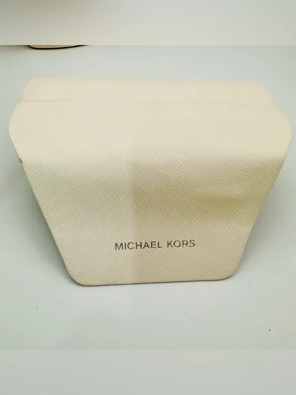 Michael Kors White Eyeglass Case - Image 3