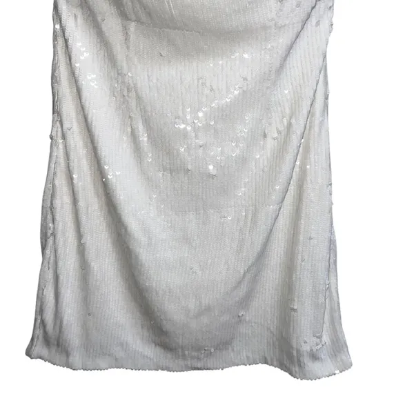 NEW NWOT Show Me Your Mumu Samba Halter Sequin Mini Dress In White - Image 7