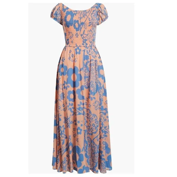 Free People Ultraviolet Maxi‎ Dress, Size Small, Pale Pink/Blue NWT - Image 7
