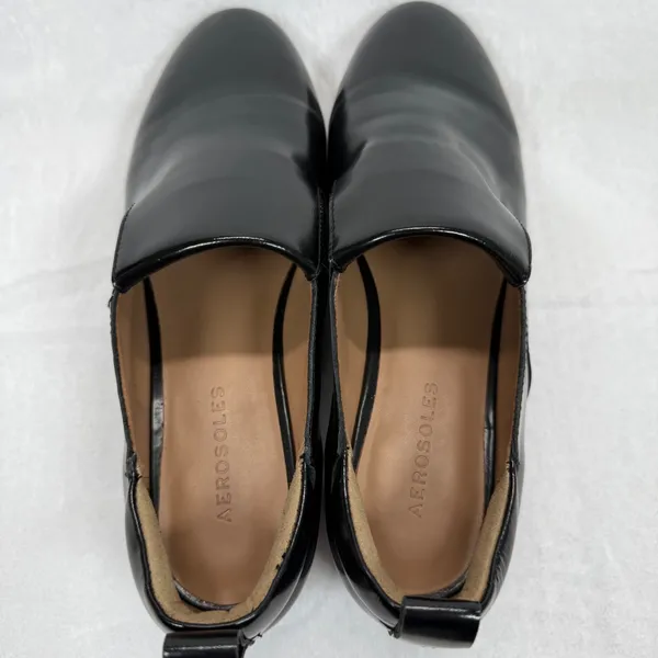 Aerosoles Sutton Leather Loafer Dress Shoes Slip On Comfort Black Size 7M‎ - Image 6