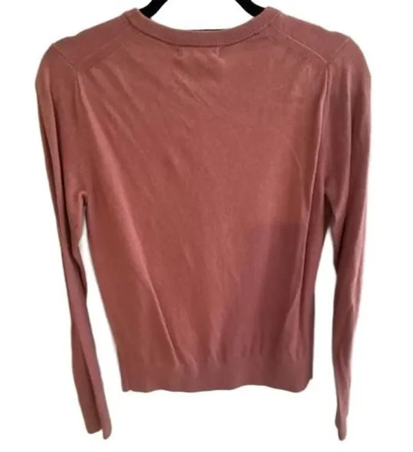 Banana Republic Cardigan Size S Pink Button Front Knit - Image 2