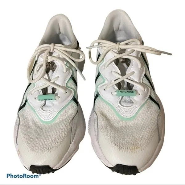 adidas Originals Ozweego W I Love Dance‎ White Green Black Women Casual - Image 2