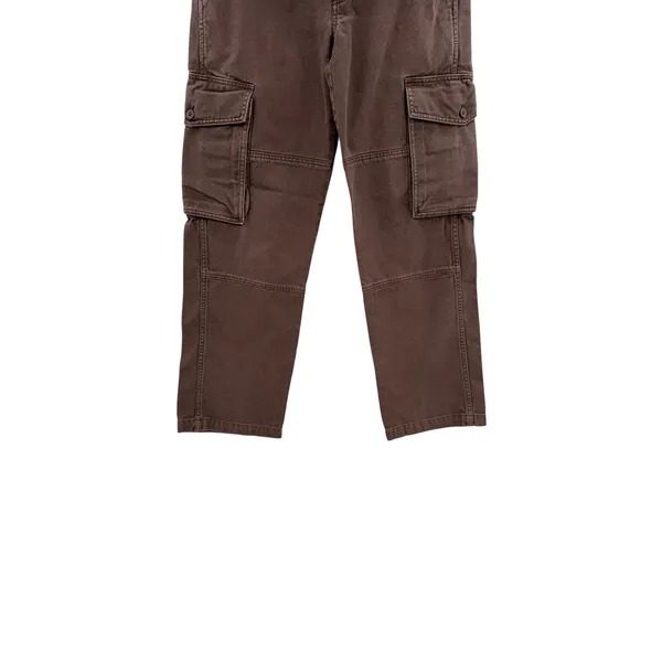 Aritzia Tna Troop Cargo Pants Brown Cotton Utility Straight Leg‎ Size 2 - Image 5