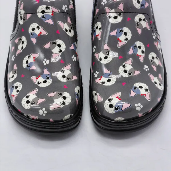Klogs Footwear Womens Clogs Size 6.5 Dog Print Comfort Shoes Work Nursing Shoes - Image 5