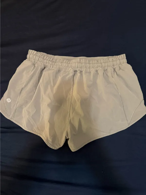 Lululemon Grey Low-Rise Hotty Hot Shorts - Image 2