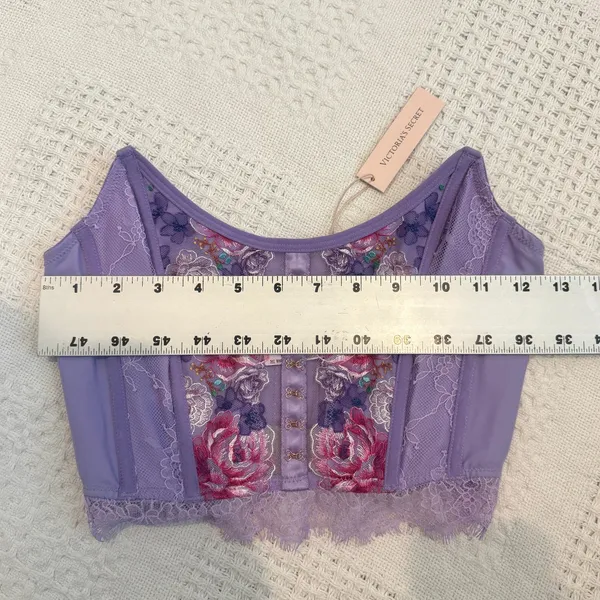 Victoria’s Secret small Dream Angels embroidered corset top BC3 3231 - Image 3