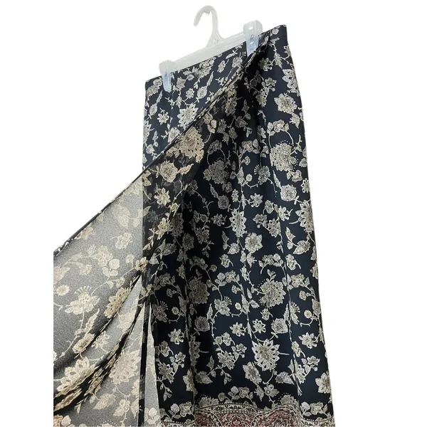Vintage Hunt Club Floral‎ Print Wrap Maxi Skirt Size 12 - Image 4