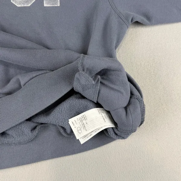 Hollister Womens Denver USA 97 Quarter Zip Sweatshirt Blue Gray Crop Fleece S - Image 8