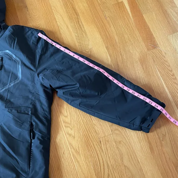 MAOYSSEN Men’s XL Black Waterproof Ski Snowboard Jacket Fleece Lined Hood NWT - Image 5