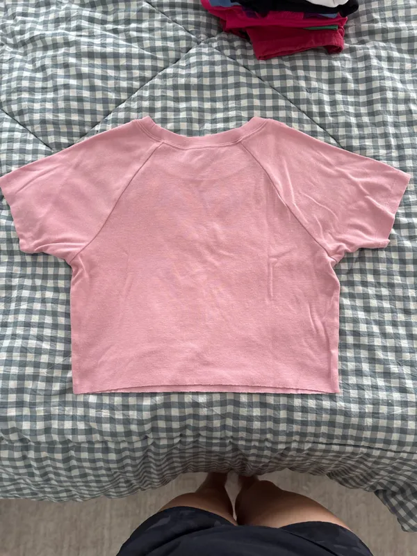 PacSun Soft Pink Logo Crewneck Tee - Image 3