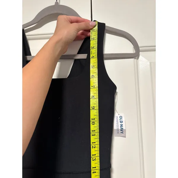 Old Navy Women's PowerSoft Go-Dry Black Flare Leg Jumpsuit XS - Image 3