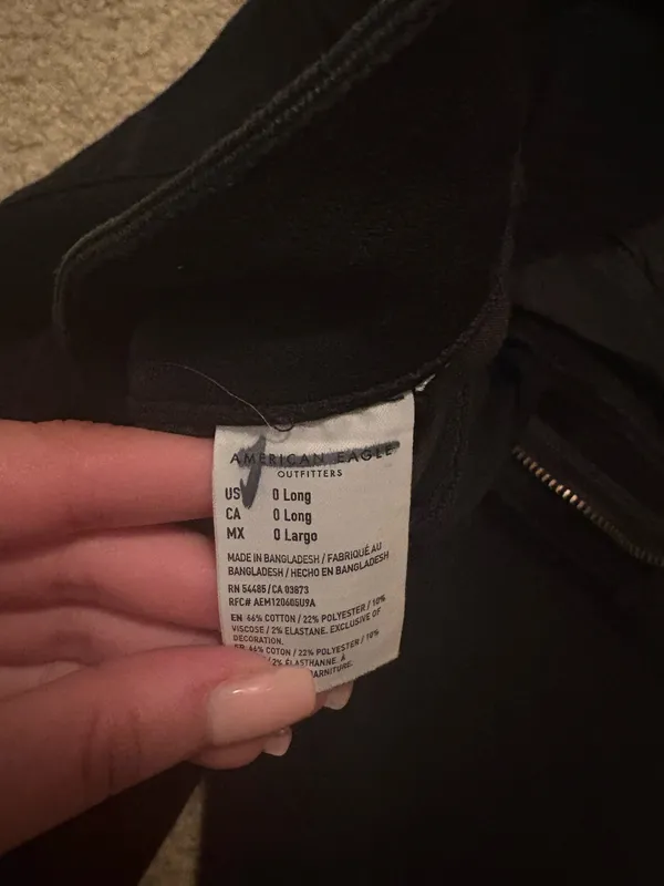 American Eagle Black Skinny Jeans - Image 3