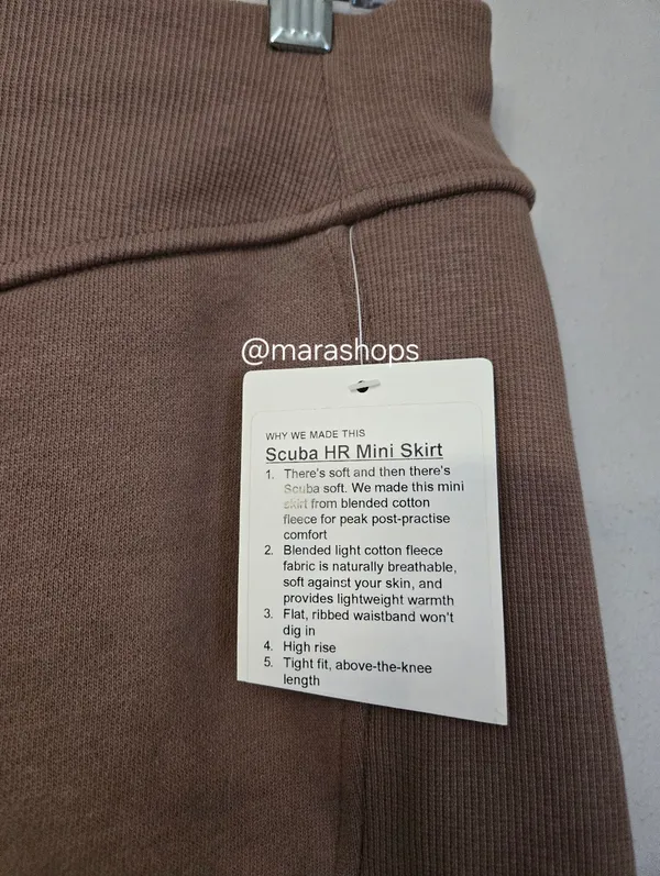 Lululemon Scuba HR Mini Skirt - Image 8
