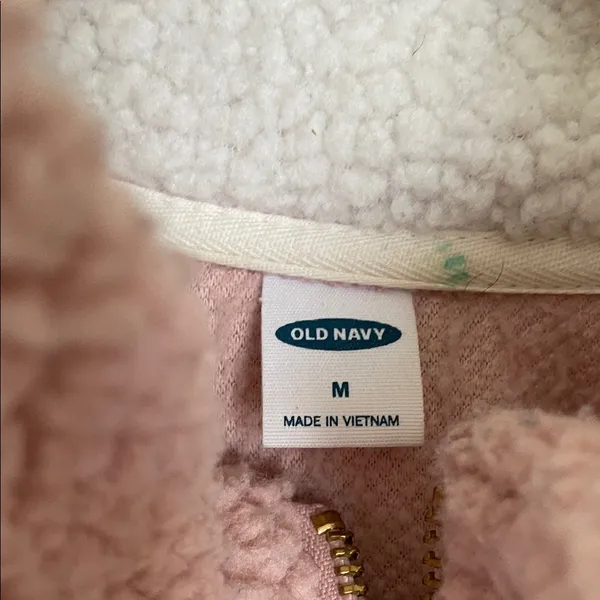 Old Navy Blush Sherpa Pullover - Image 2