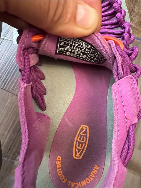 Keen Woven Sport Sandals in Pink and Orange - Image 6
