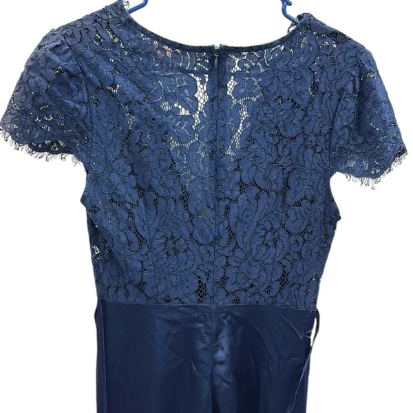 Showpo Kiss Of True Love Blue Lace Bodice Wrap Skirting Maxi Dress Womens 6 - Image 13
