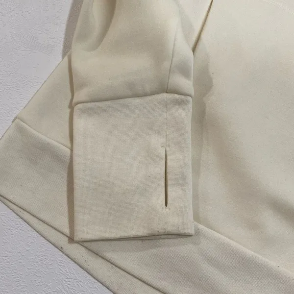 Fabletics Cream Funnel Neck Fleece Pullover Sweatshirt Women’s Medium - Image 7
