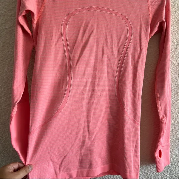 Lululemon‎ Women’s Pink Swiftly Tech Long Sleeve Size 6 - Image 6