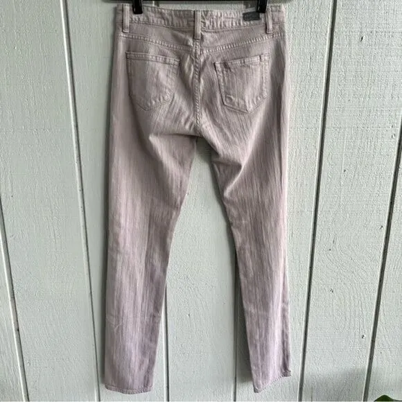 Paige Troy Boy Boyfriend Skinny Jeans‎ in Lavender Size 26 - Image 5