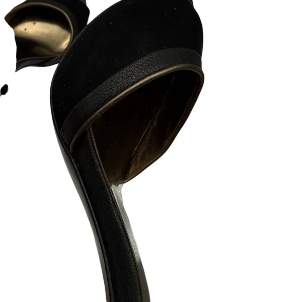 Coach Heels Women's 8B Black Strappy Stiletto Sandals Dress Party‎ Elegant - Image 12