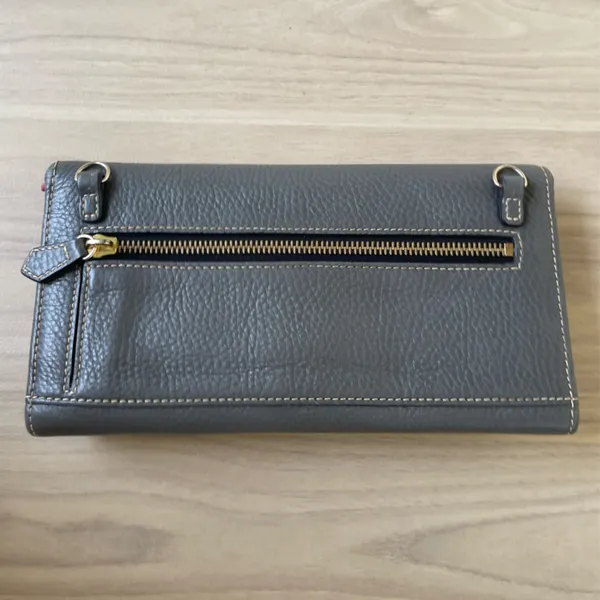 Dooney & Bourke Charcoal Leather Wallet - Image 2