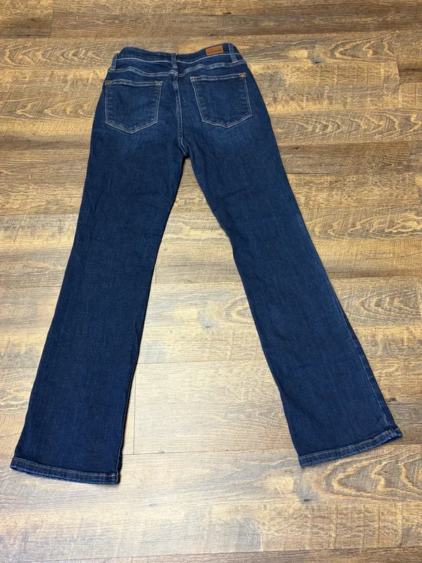 Judy Blue Mid Rise Bootcut Jeans Women’s 7/28 Stretch Dark Wash Blue - Image 6
