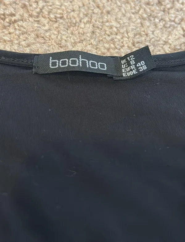 Boohoo Black Long Sleeve Top - Image 5