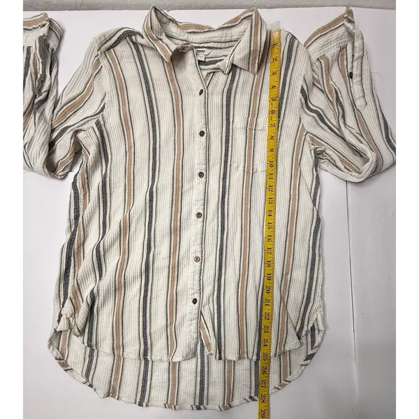 Sonoma‎ Goods for Life Women's Size L Boho Striped Business Casual Career Soft - Image 4