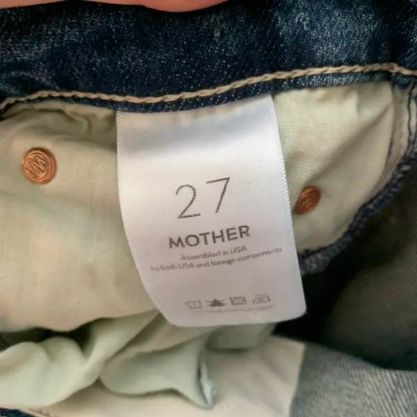 Mother High Waisted Rider Ankle Jeans Far Beyond The Sky Womens Size 27 - Image 12