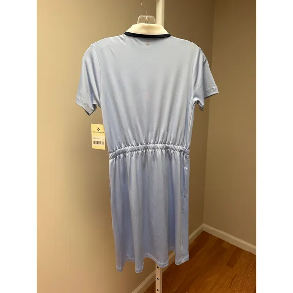 NEW Tuckernuck Light Blue Short Sleeve Performance Jersey Alcott Golf Dress XS - Image 7