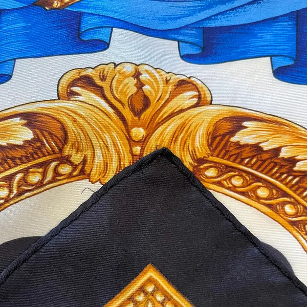 Vintage Walt Disney Company x Echo Conductor Mickey Silk Twill Square Scarf - Image 4