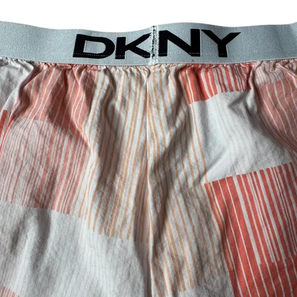 DKNY Pink Striped Casual Shorts Size M Women’s Loungewear - Image 5
