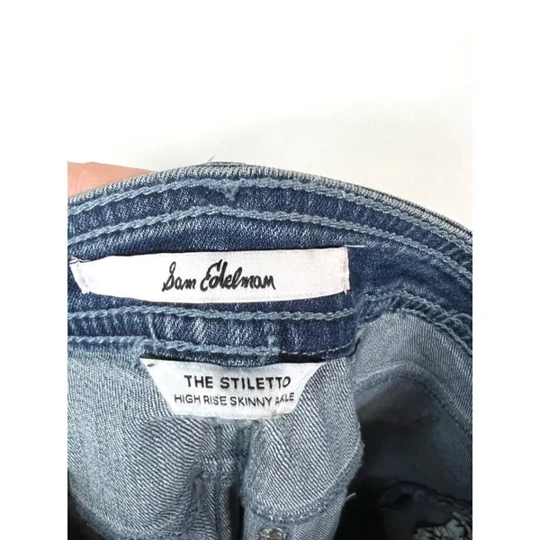 Sam‎ Edelman The Stiletto High Rise Skinny Ankle Jeans Medium Wash 28 - Image 6