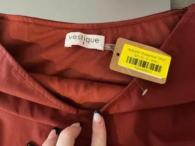 leather Garnet Skirt  - Image 2