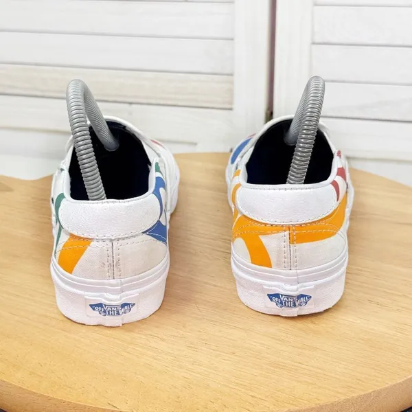Vans Era 59 Deck Club 66 Sail Slip On Sneakers‎ White Multi 5.5 Men 7 Women - Image 7