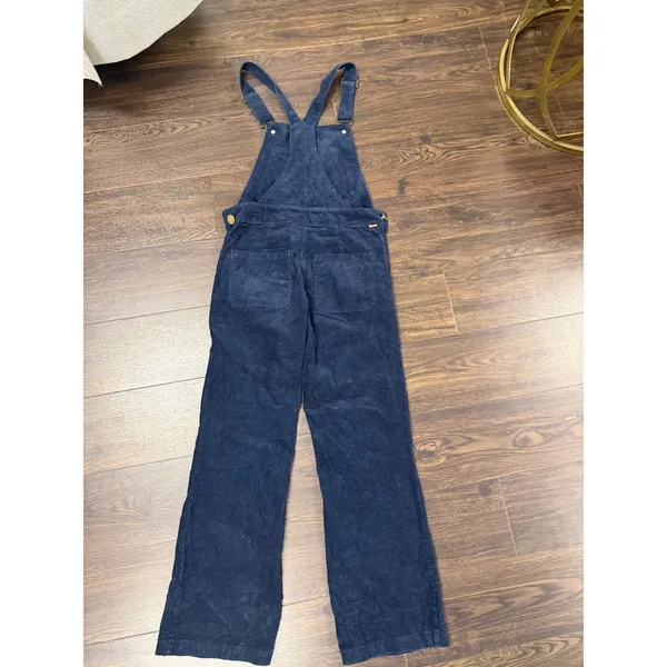 O'Neill Navy Blue Corduroy Overalls - Women's Size‎ 25 - Classic Bib Style - Image 2