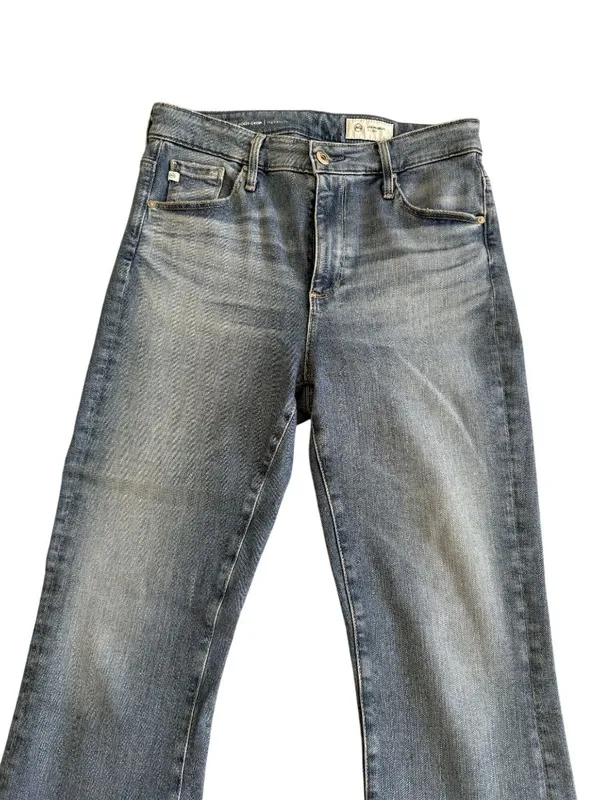 ADRIANO GOLSCHMIED HIgh Rise Bootcut Crop Jeans Size 28 - Image 4