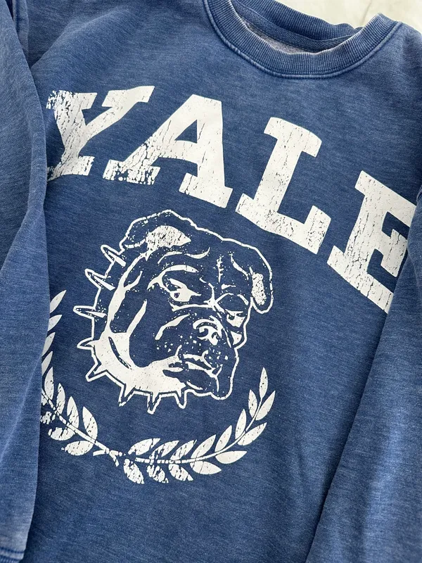 Yale Crew Neck Blue - Image 2