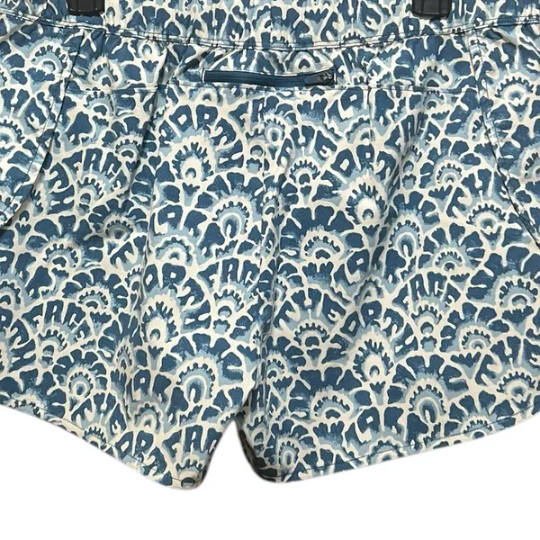 The North Face Class V‎ Mini Blue Geometric Nylon Shorts Size Large - Image 8