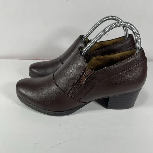 Natural Soul Brown Faux Leather Ankle Boots/Booties - Image 2