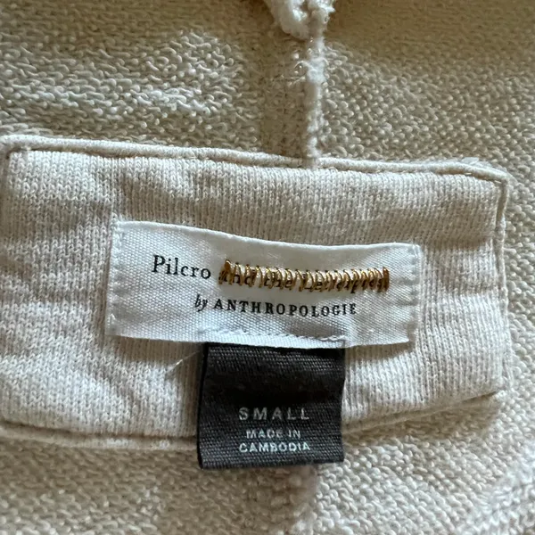 Anthropologie Pilcro Donna Ivory Wide Neck Tunic Pullover - Image 9
