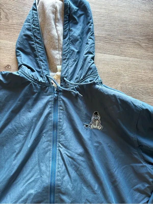 Vintage Disney Blue Eeyore Outdoor Jacket - Image 2